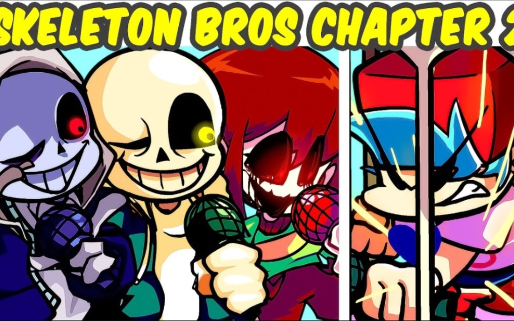 [图]VS Skeleton Bros V2 全流程实机演示+删除内容