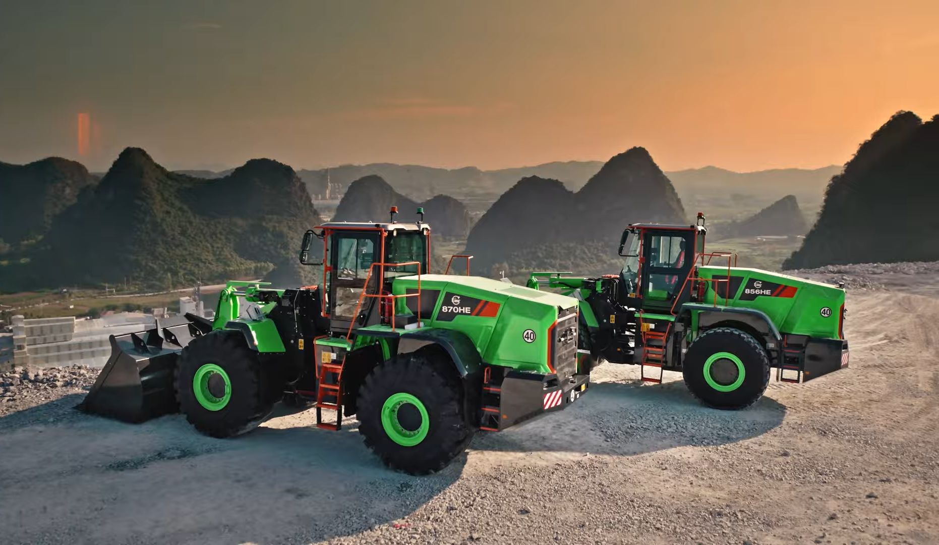 柳工 liugong 856he & 870he 电动装载机