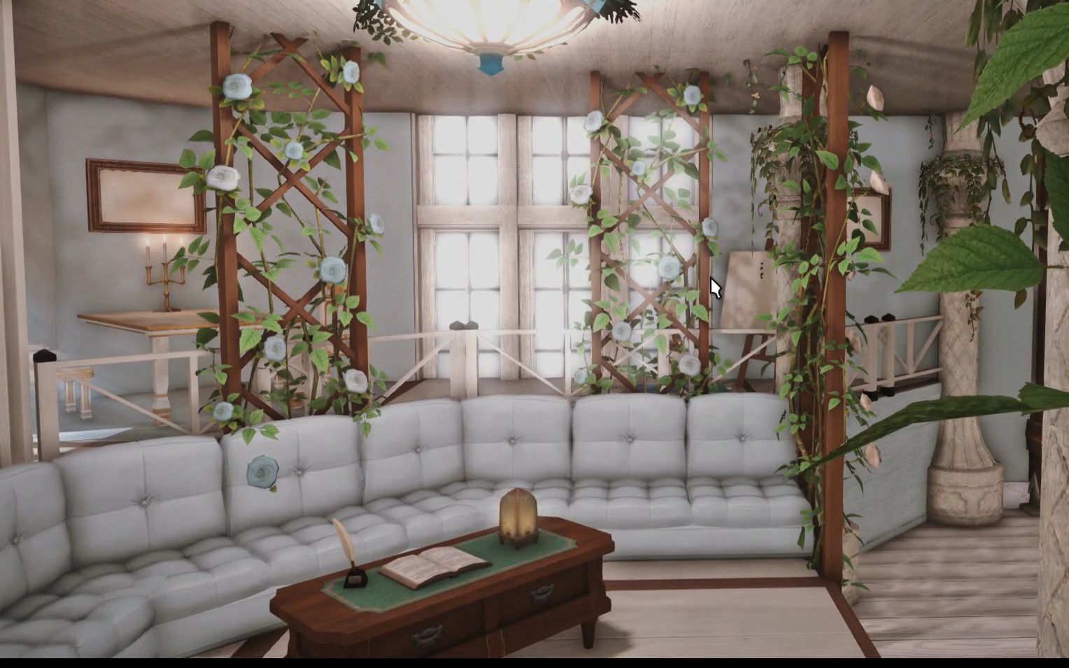 ff14装修浅浅蓝白现代s房装修客单存档