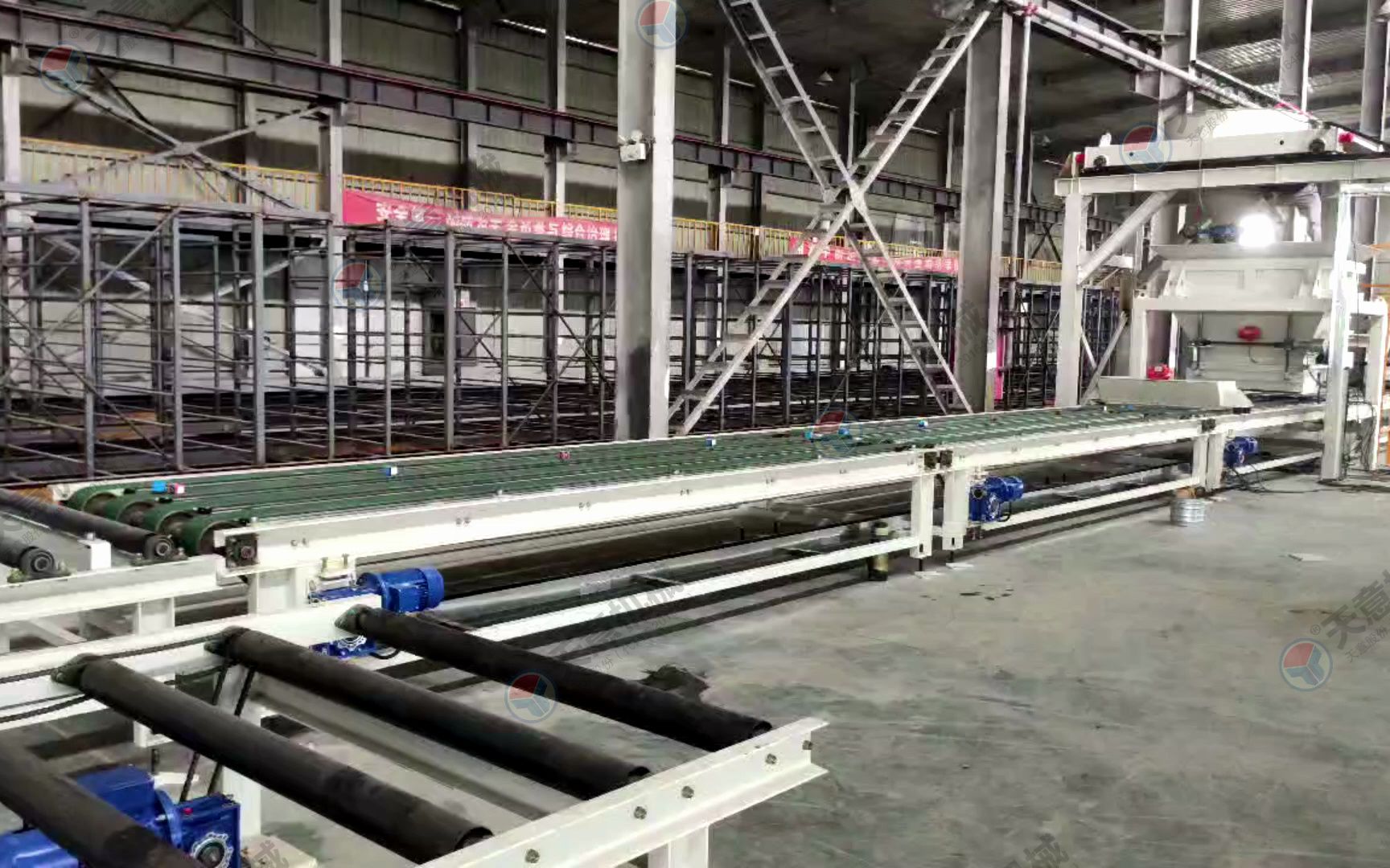 免拆底模钢筋桁架楼承板设备 天意机械薄壁叠合板生产线