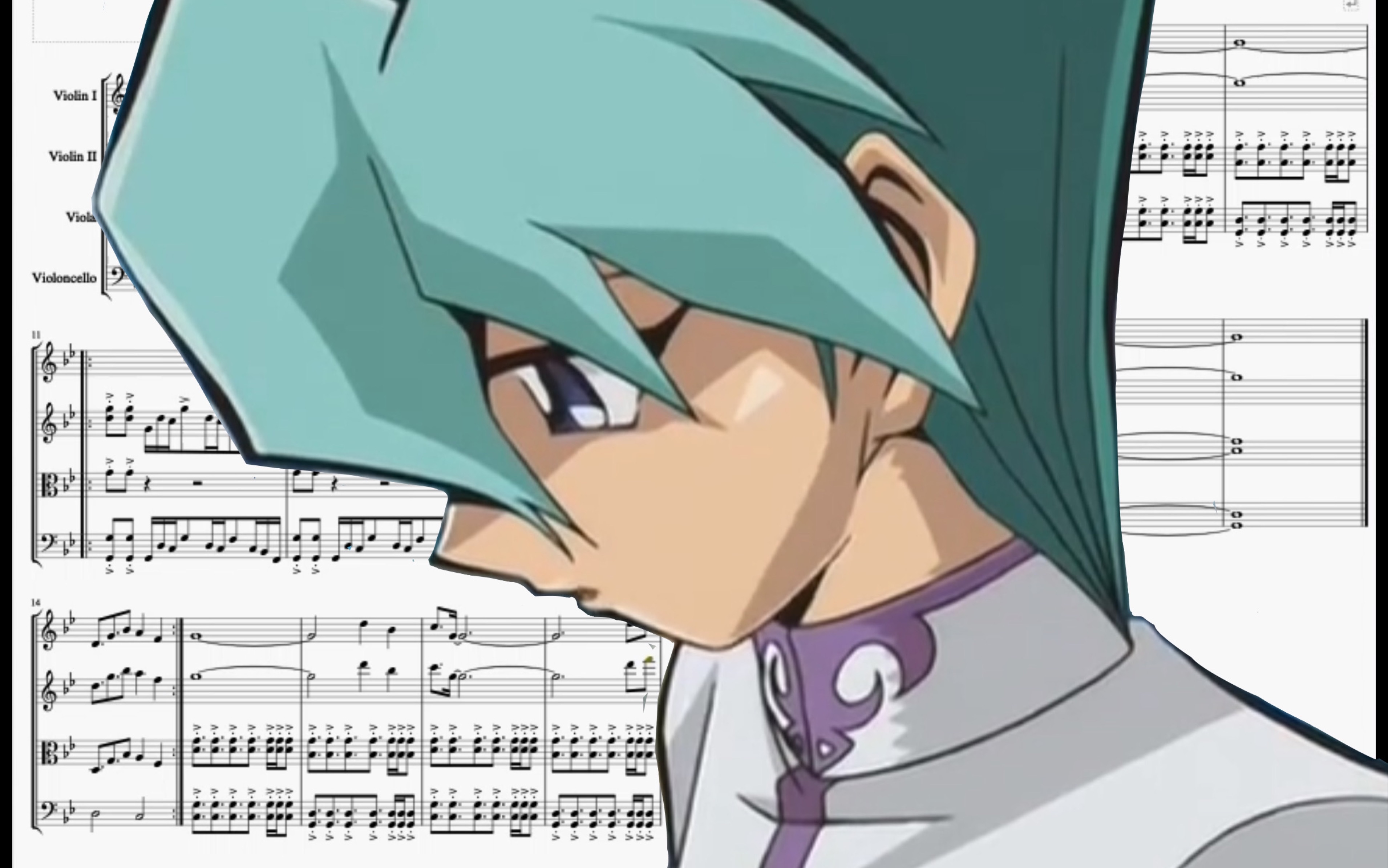 【游戏王dm】海马刚三郎 五线谱