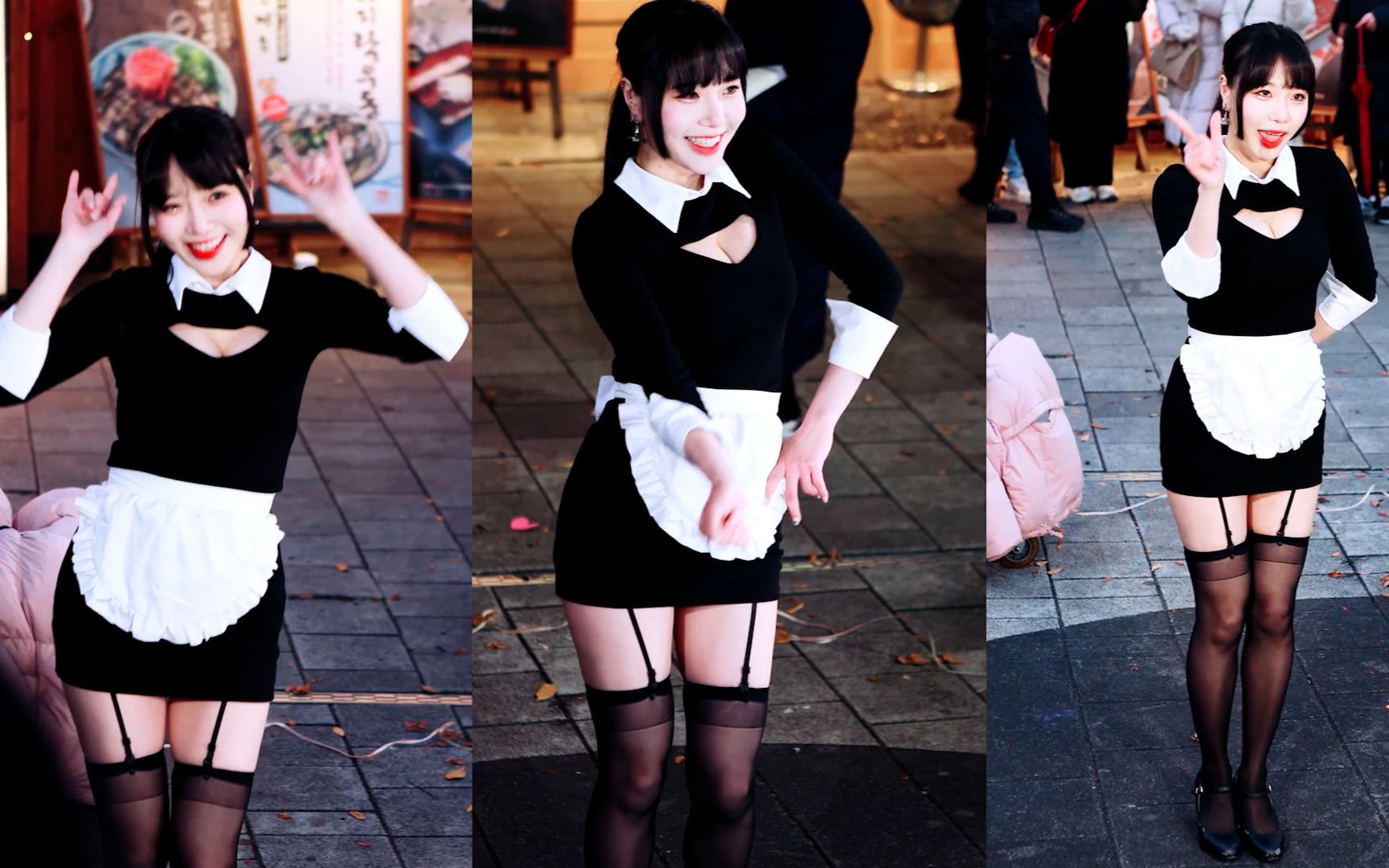 美女高清热舞starfruit弘大4k混剪女仆装性感诱惑直拍饭拍