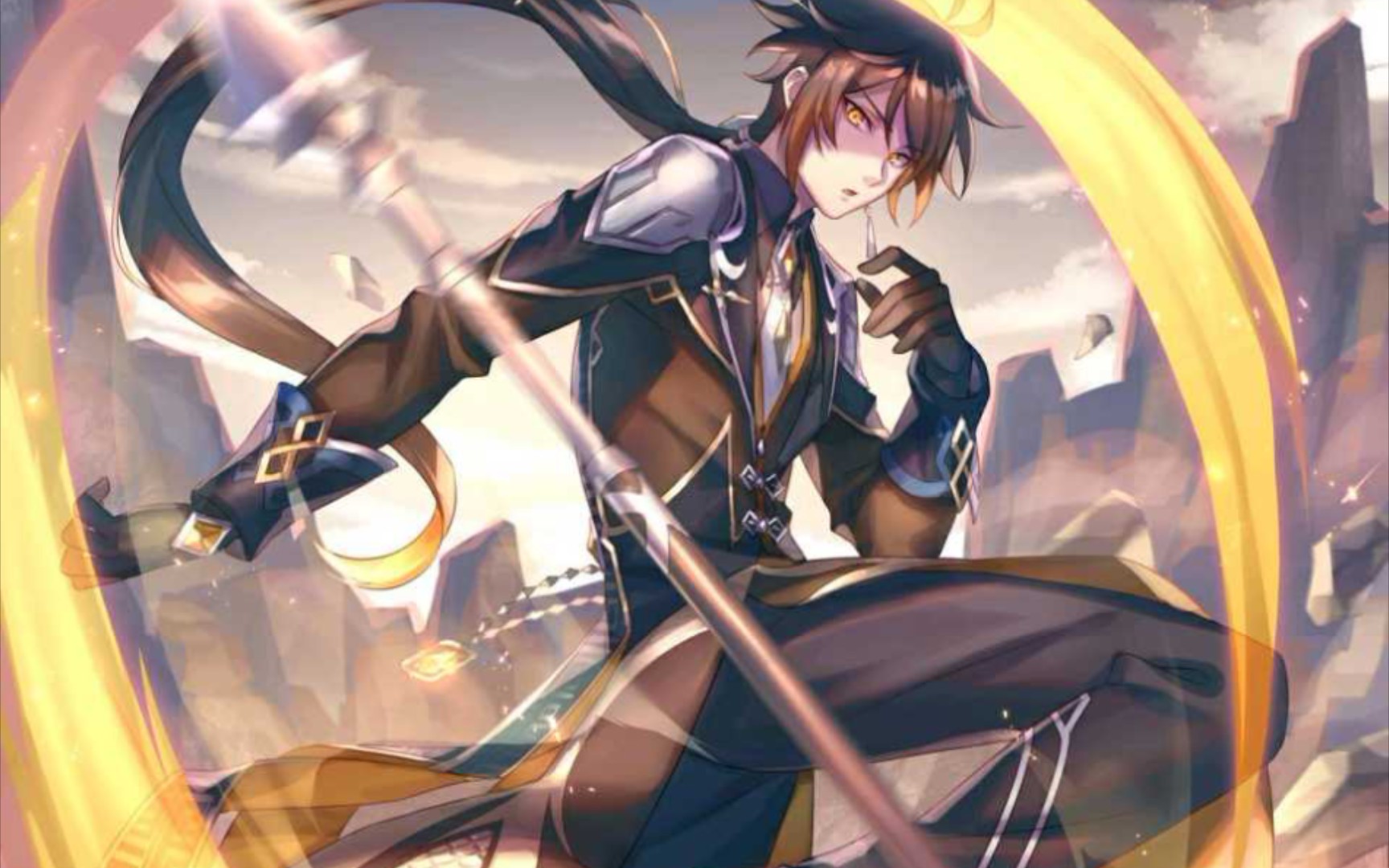 【原神】踢枪 天星 这是你心目中的武神钟离吗