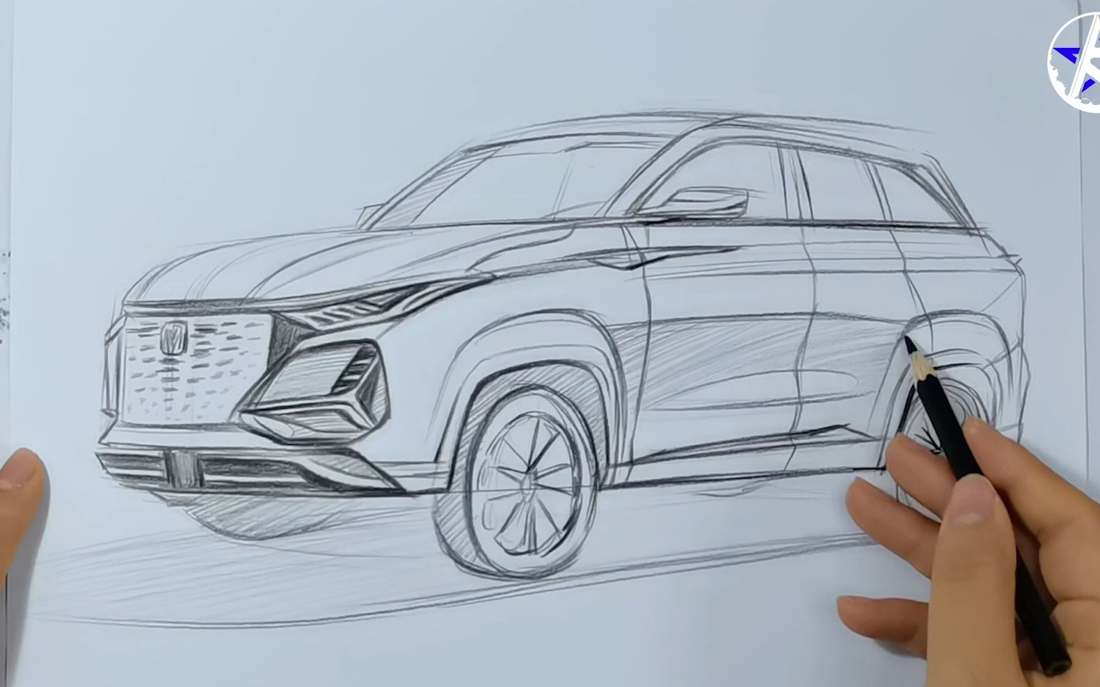 【手绘】长安cs75 plus