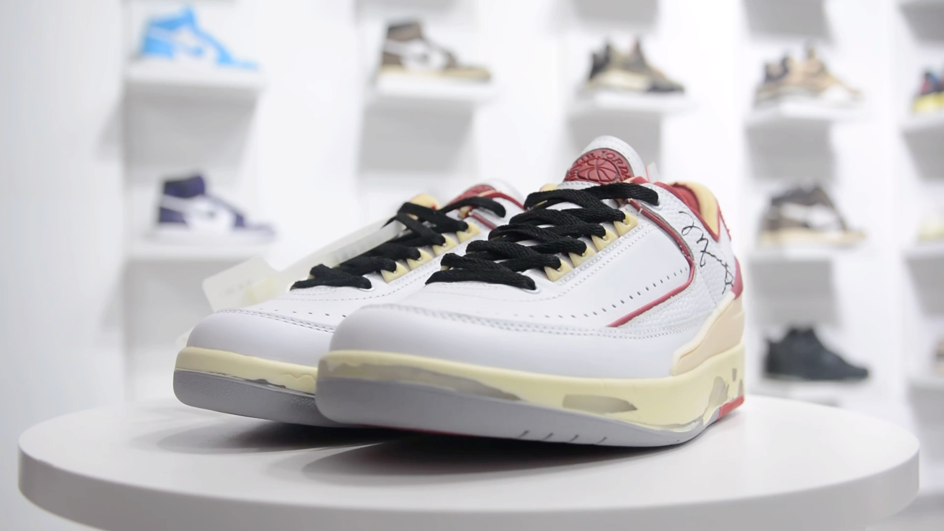 off white x air jordan 2 low sp 乔丹 aj2联名解构低帮篮球鞋货号dj