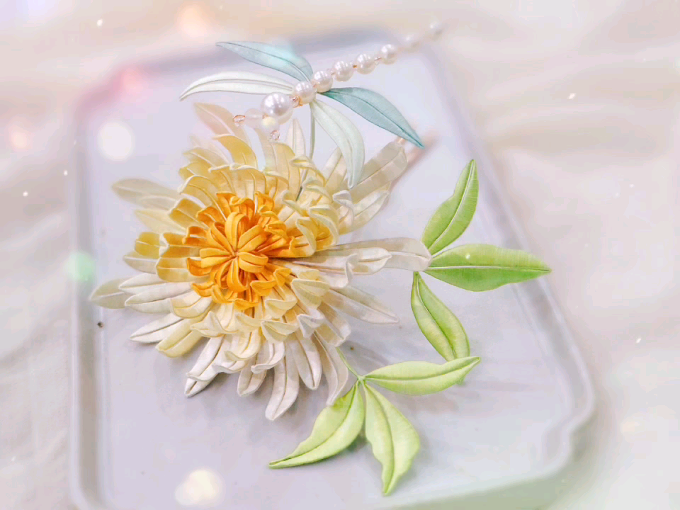 返图啦.#手工##缠花