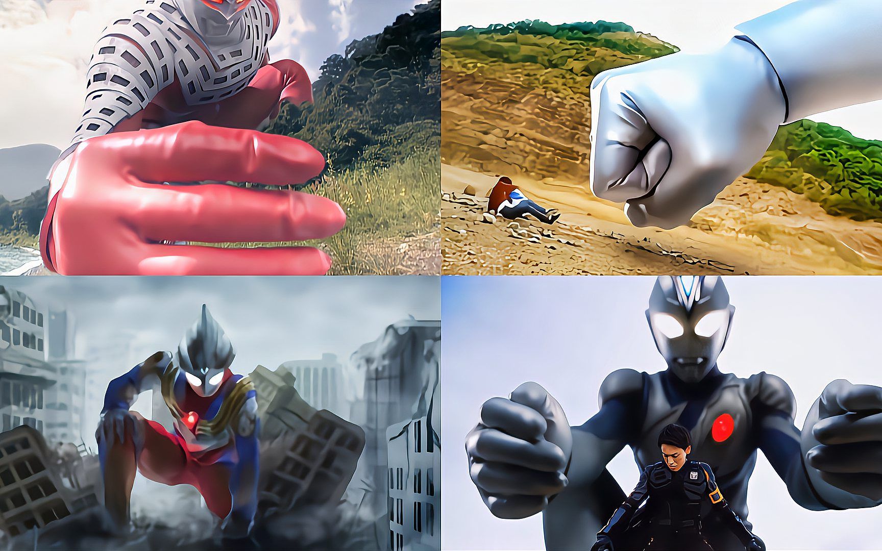 盘点6位用手救场人类的奥特曼,泽塔vs盖亚,你觉得谁救场最帅?