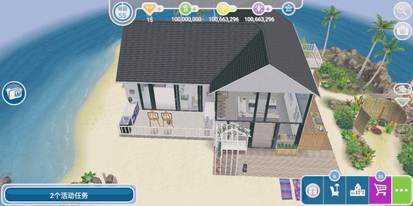 模拟人生畅玩版-仿建恋与制作人许墨的小屋