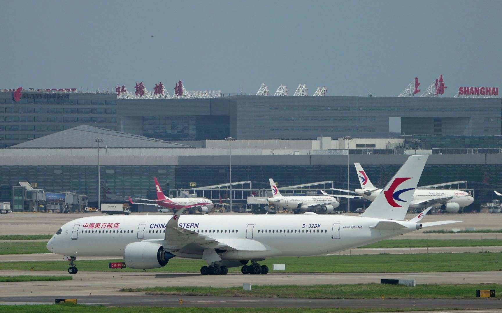 a350-941合集|上海虹橋——國內寬體機的天堂|359真的是太美辣