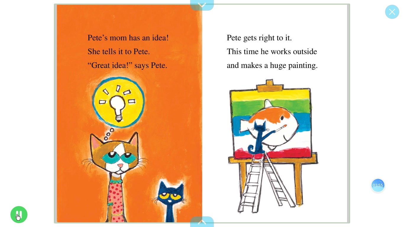 [图]皮特猫 皮特的宠物 经典英文绘本 磨耳朵 I can read PETE THE CAT pet for pete