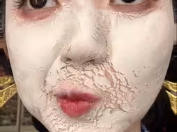 化妆师说要给我一个特别的底妆……