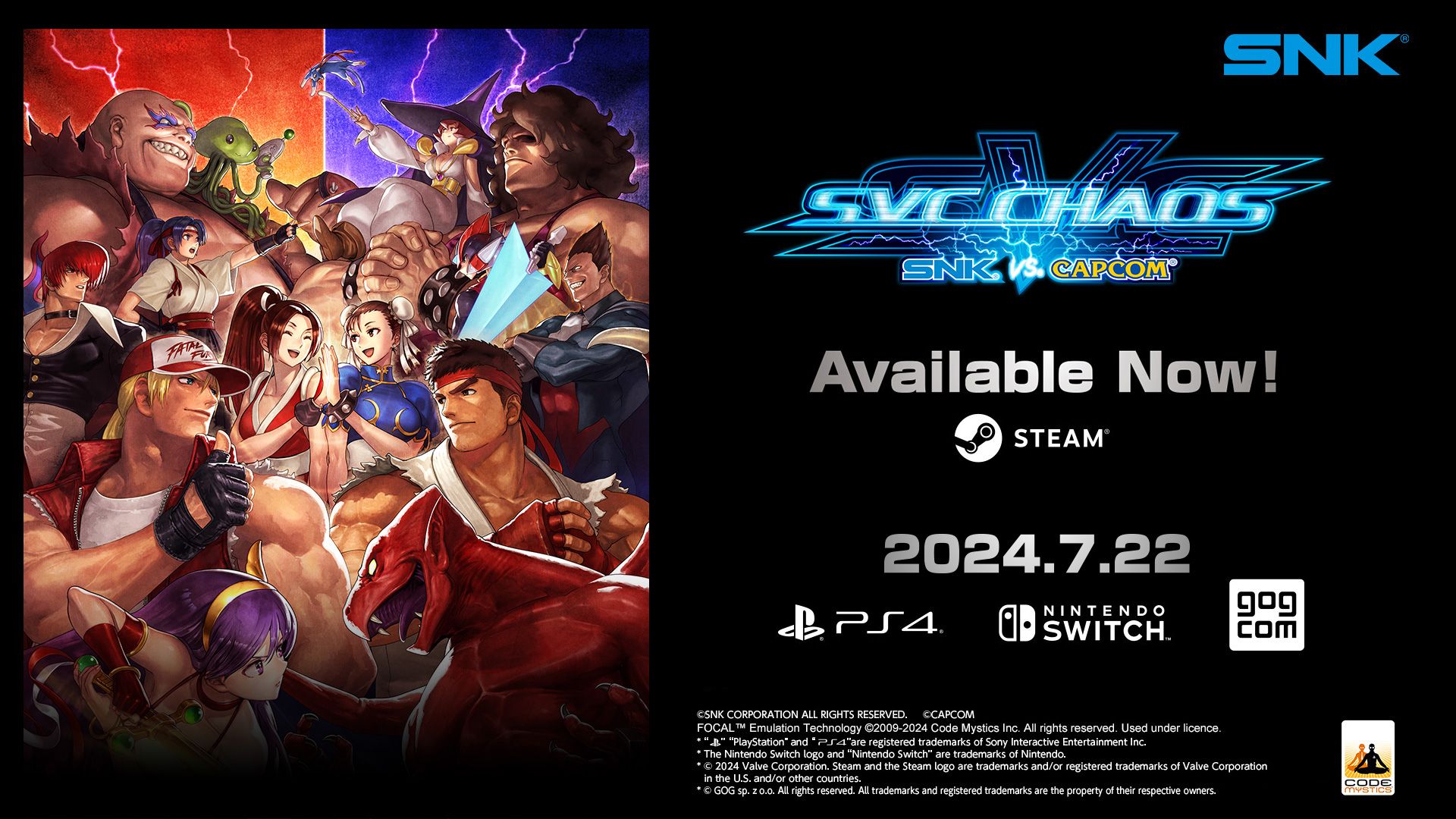 [图]梦幻合作《SNK VS. CAPCOM SVC CHAOS》产品宣传片