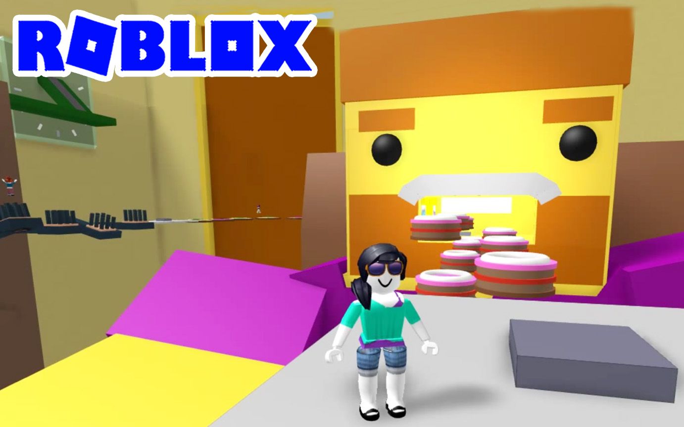 宝妈趣玩roblox208逃出起居室鸡腿陷阱真馋这是蛋糕还是水母