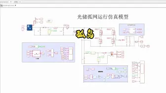 Descargar video: 光储孤岛运行仿真模型，光伏+储能双向buck-boost+离网逆变VF控制