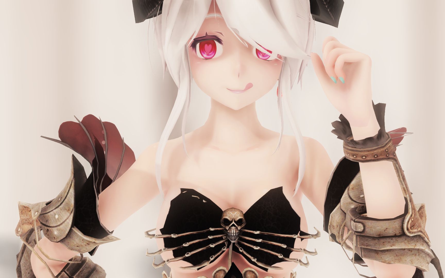 【魅魔弱音mmd】好想看你隐藏在背后的本性~_哔哩哔哩_bilibili