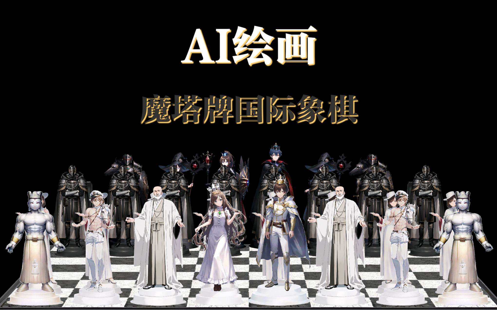 【魔塔】【AI绘画】“魔塔牌”国际象棋【第二期】哔哩哔哩bilibili魔塔