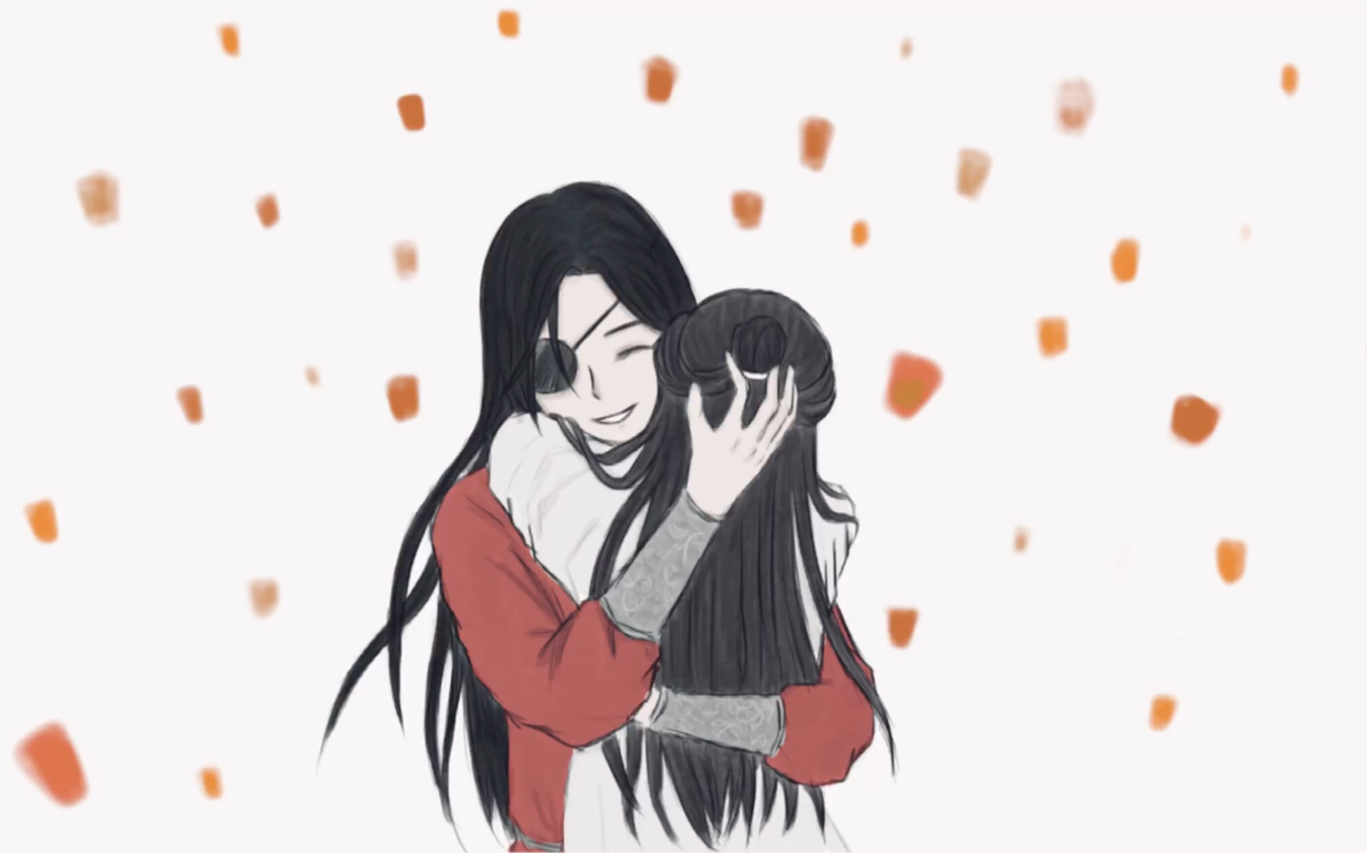 【天官赐福手书】君怜花兮我怜君兮_哔哩哔哩_bilibili