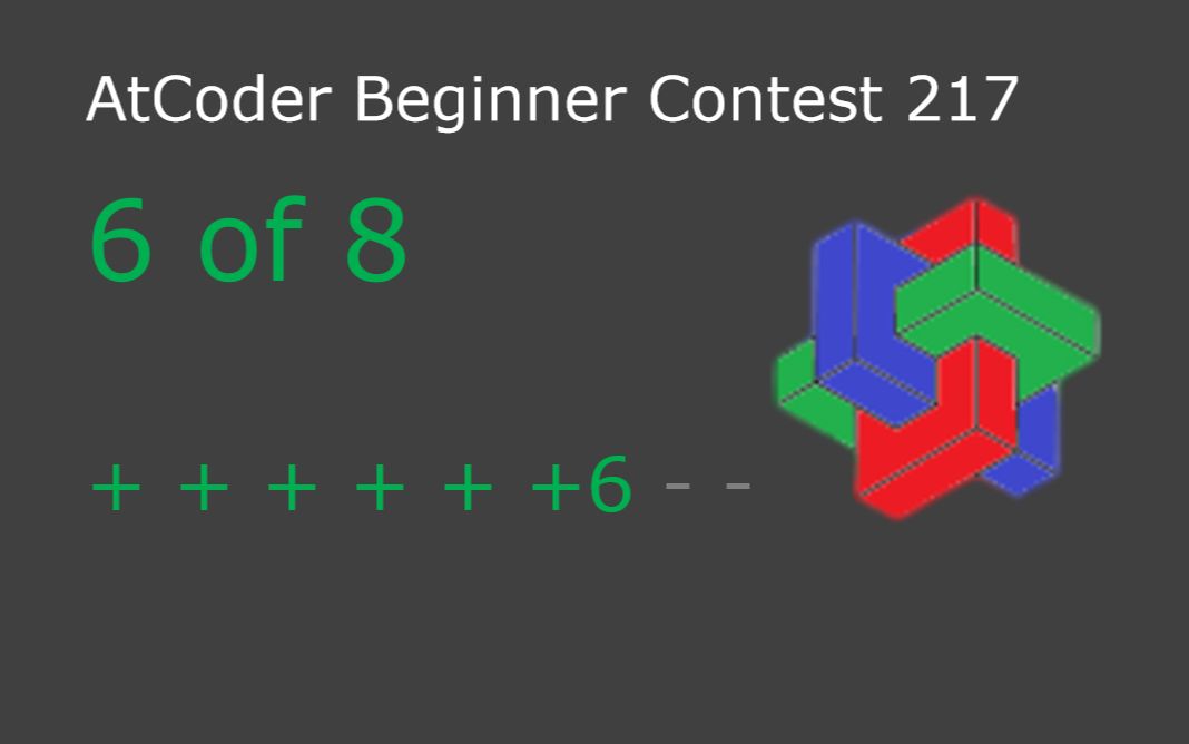 [组合数求挂|压哨交题] AtCoder Beginner Contest 217 6 of 8 #522 /fn哔哩哔哩bilibili