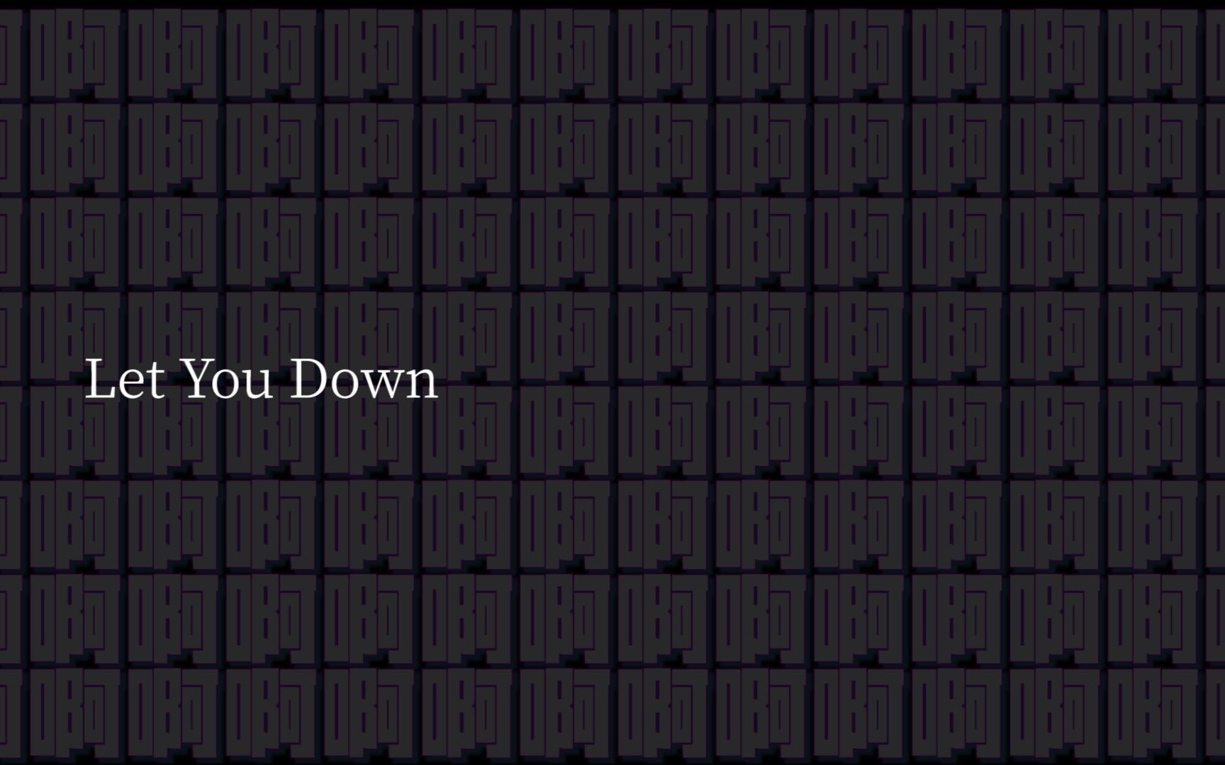 [图]痛并摸一个Let You Down