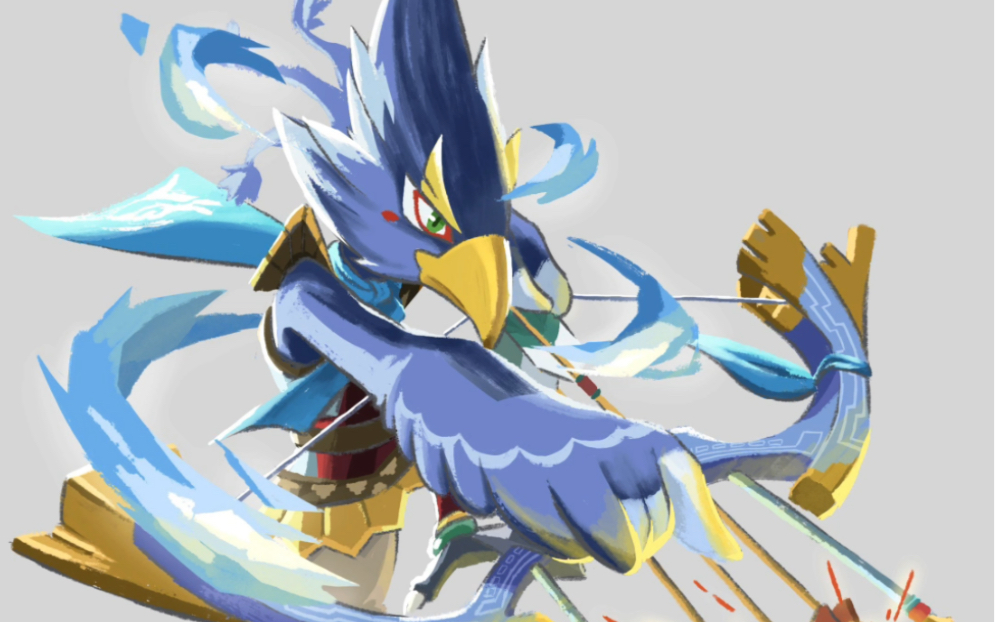 【procreate】风之英杰力巴尔