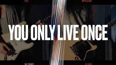 You Only Live Once - The Strokes ( Guitar Tab Tutorial & Cover  )_哔哩哔哩_bilibili