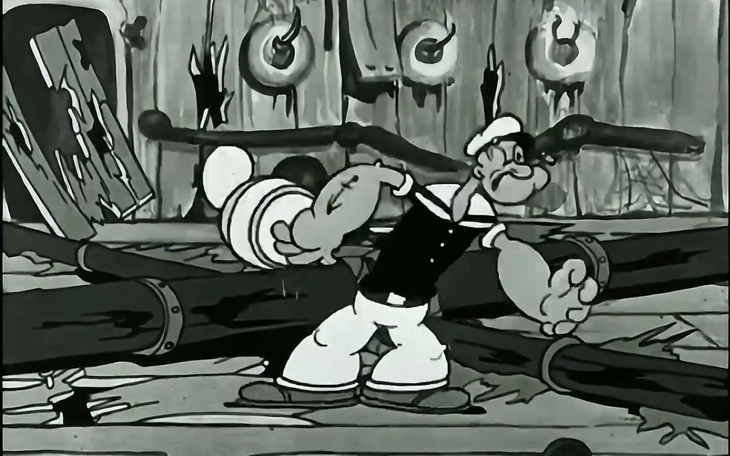 大力水手的脑洞能有多大?不愧是80后经典动画片