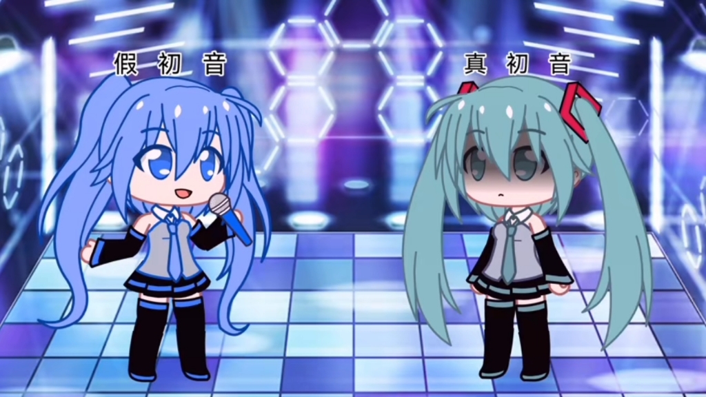 初音未来vs弱音图片