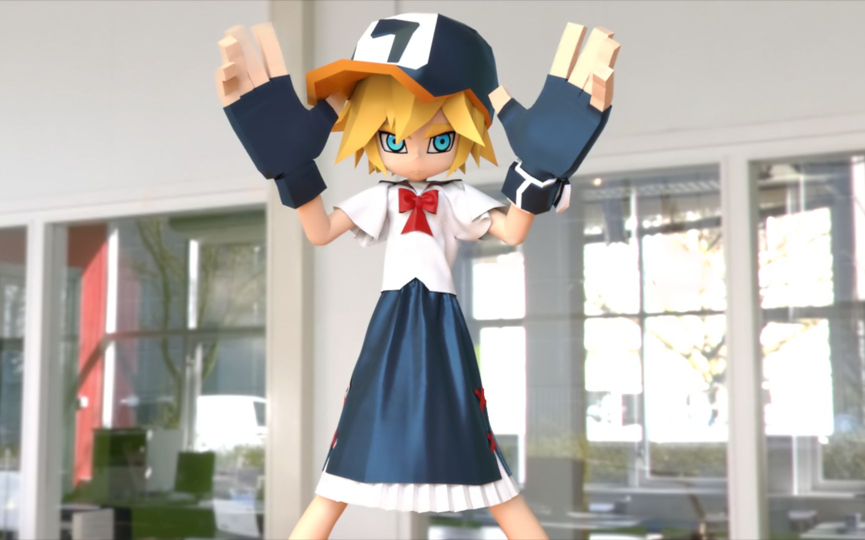 【凹凸世界/布料解算/3d】小裙子系列之金宝试穿日( :3 )