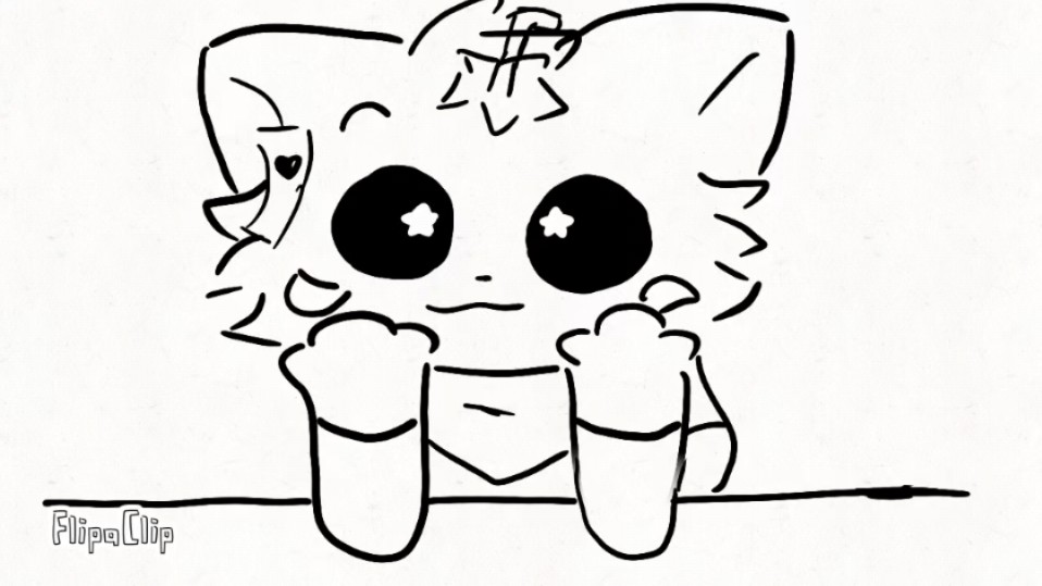 进来看小猫眨眼摇尾巴