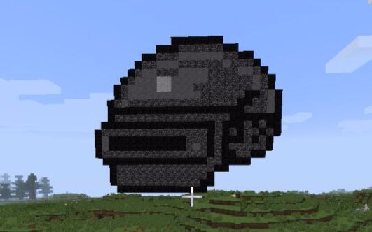 【我的世界】绝地求生三级头像素画【mc像素画】干物妹小埋