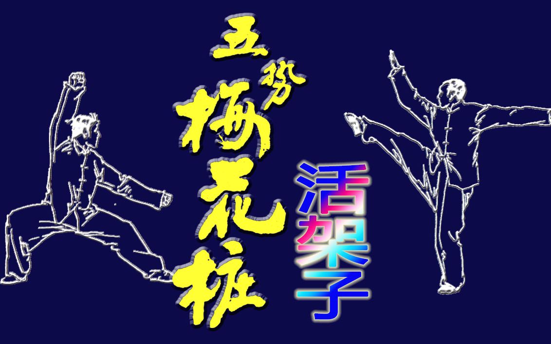 精彩高清五势梅花桩活架子欣赏_哔哩哔哩_bilibili