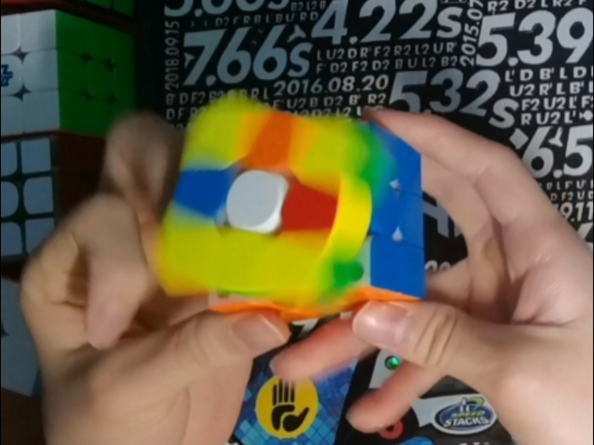 一个月魔方玩成这样，还有救吗