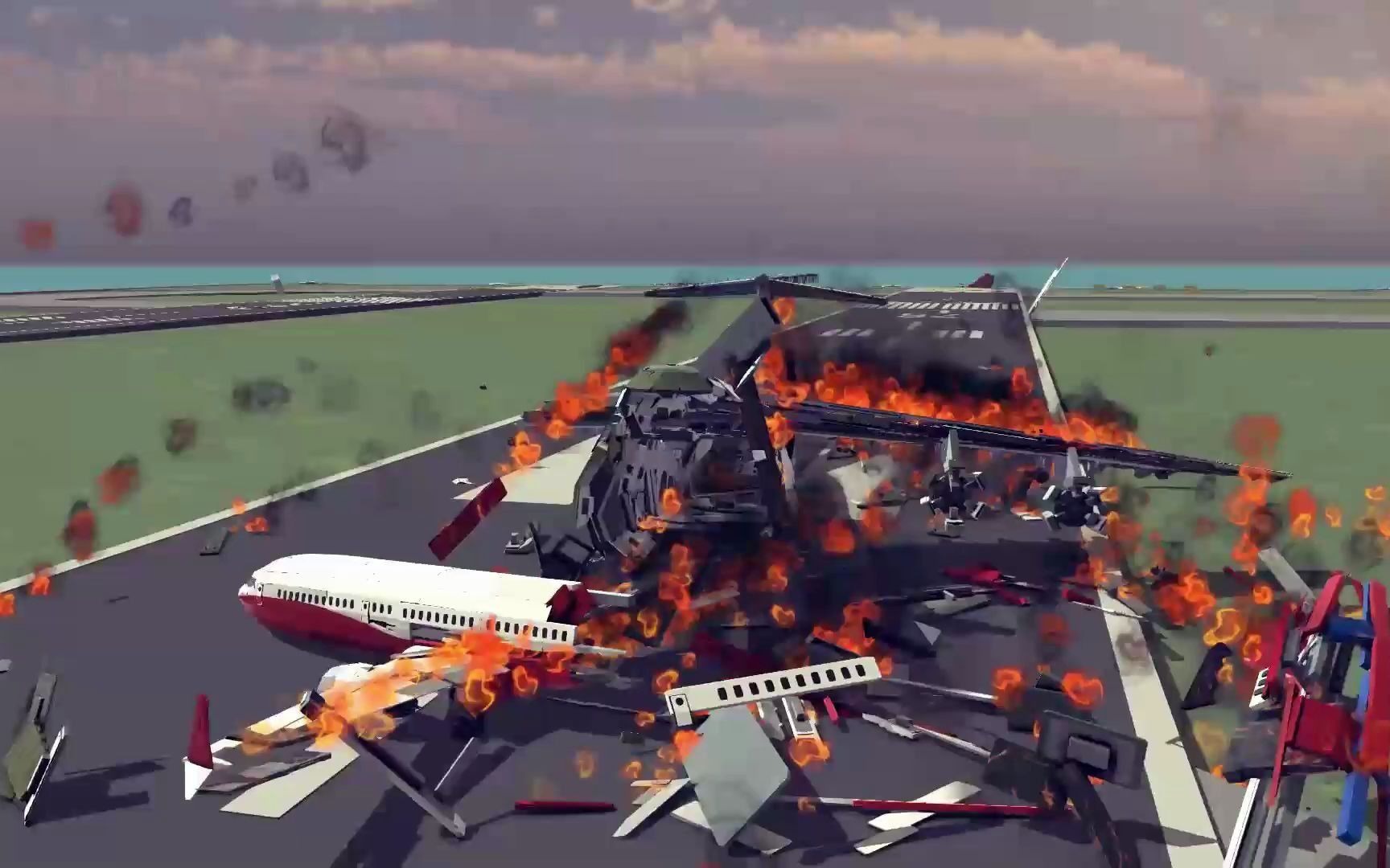 飞机坠毁和击落#37 - besiege - big mathis
