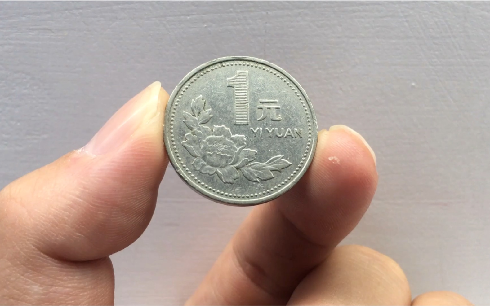 1999年一元硬币牡丹花图片