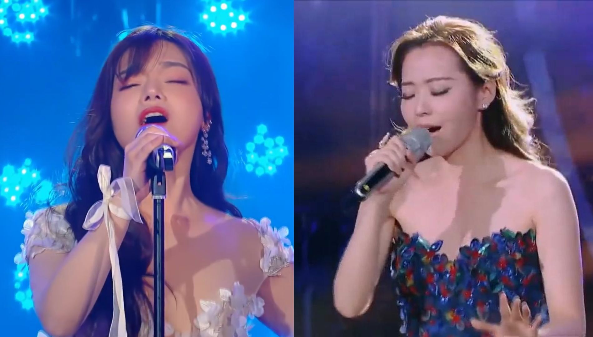 【狂飙高音】张靓颖vs黄霄云,两版《我用所有报答爱》更爱哪版