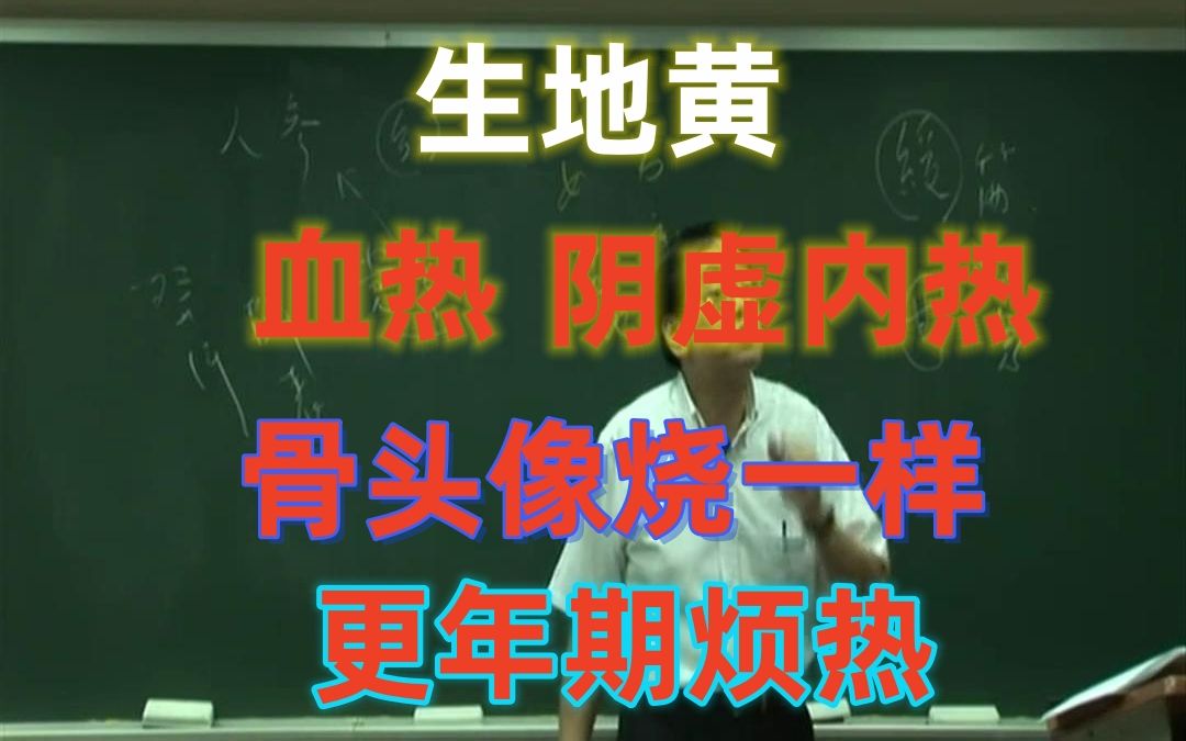 倪海厦 干地黄 滋阴养血 凉血祛热除烦 血热首选哔哩哔哩bilibili