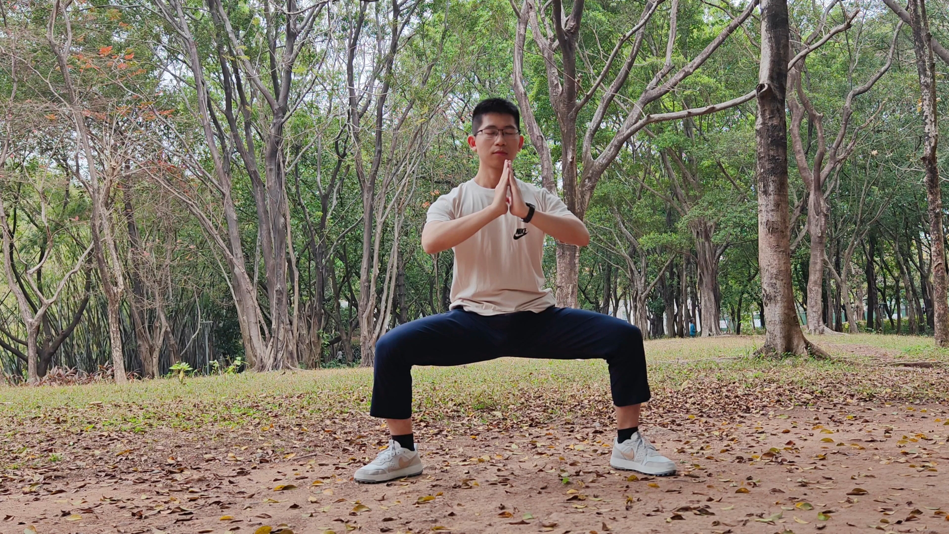 "林花扫更落,径草踏还生