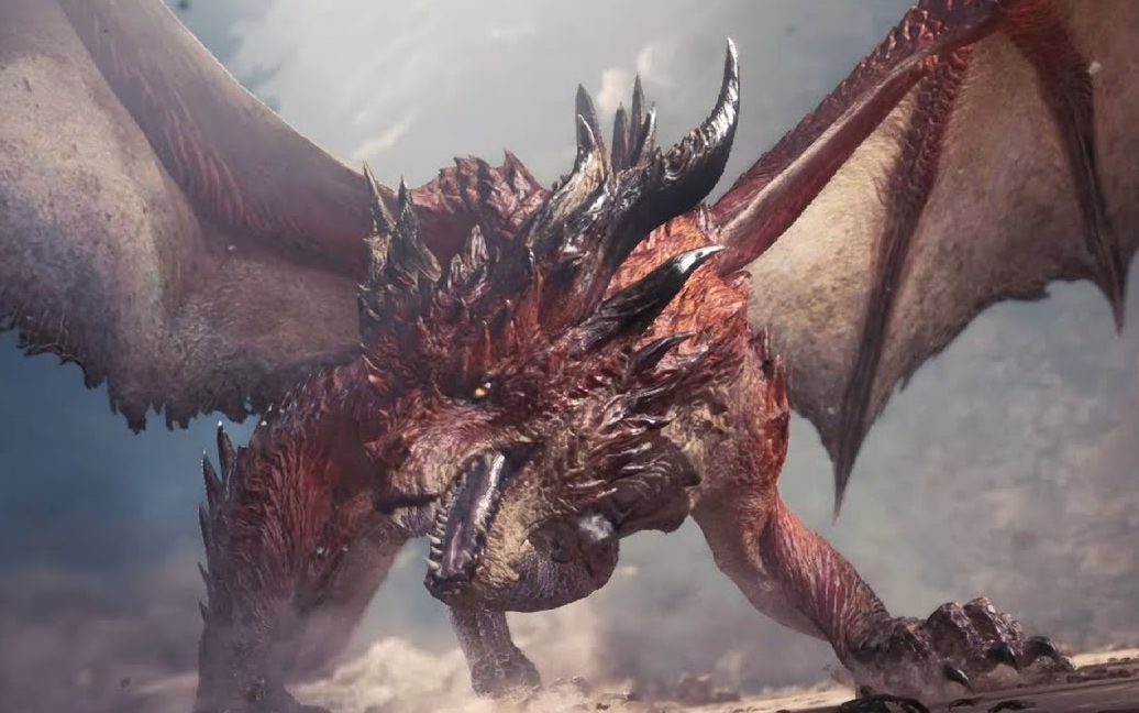 [mhwi] pc冥赤龙双人满能量一轮击杀 奖励lv15 无风暴枪 队友不屈