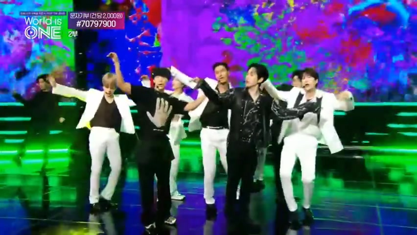 [图]【SuperJunior】"2YA2YAO!"SUPER Clap"Devil"200709@World is ONE KPOP全球慈善演唱会 现场版