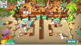 Overcooked2 7-12直播录屏两则 海+马 又是被三位大佬带躺的一天