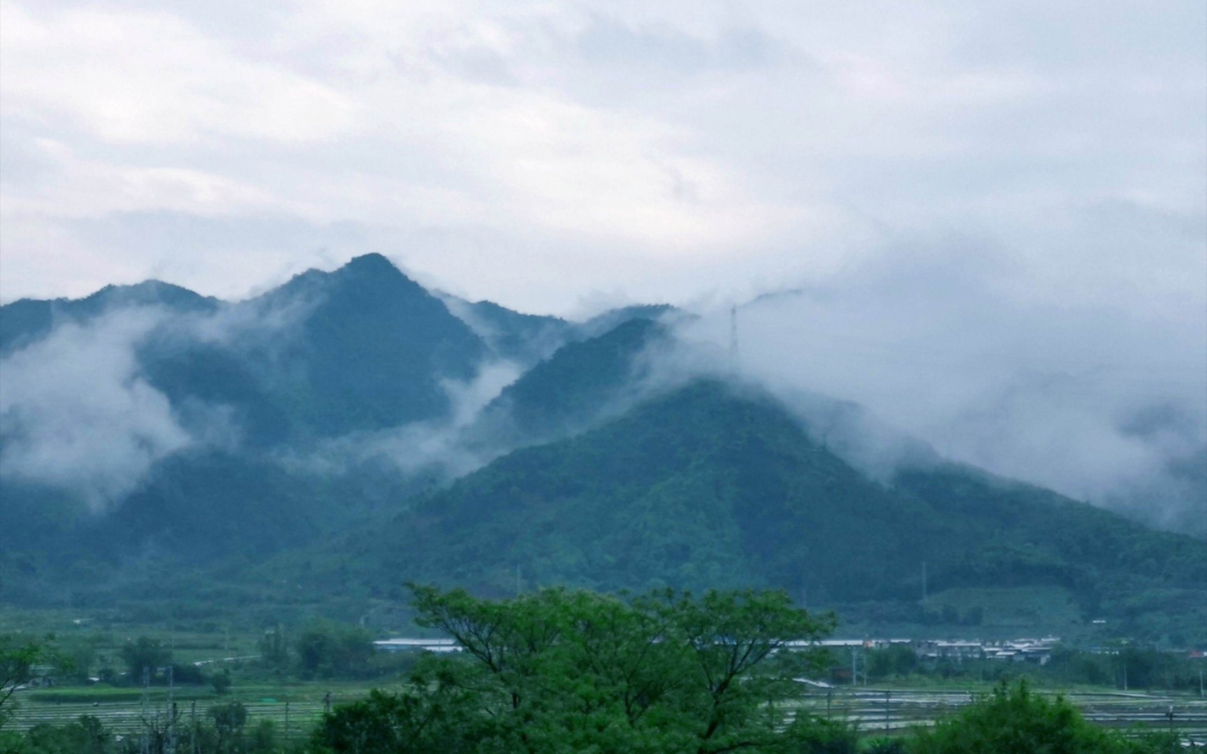 [图]《山居秋暝》王维——空山新雨后，天气晚来秋