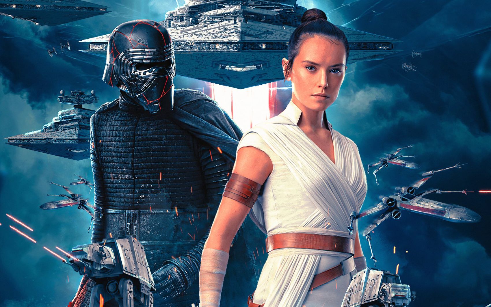 《星球大战9》:一把光剑劈飞船,超然混剪