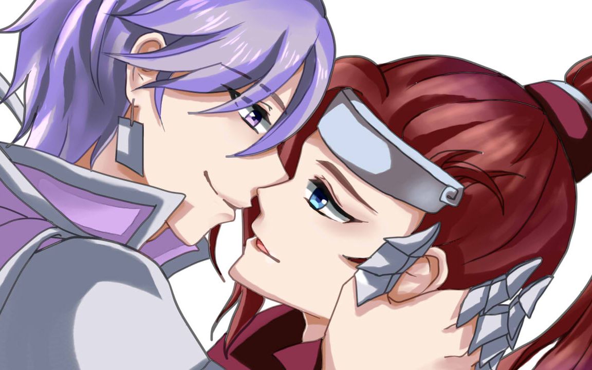 【王者荣耀手书】邦信的kiss×唾_哔哩哔哩 (゜-゜)つロ 干杯