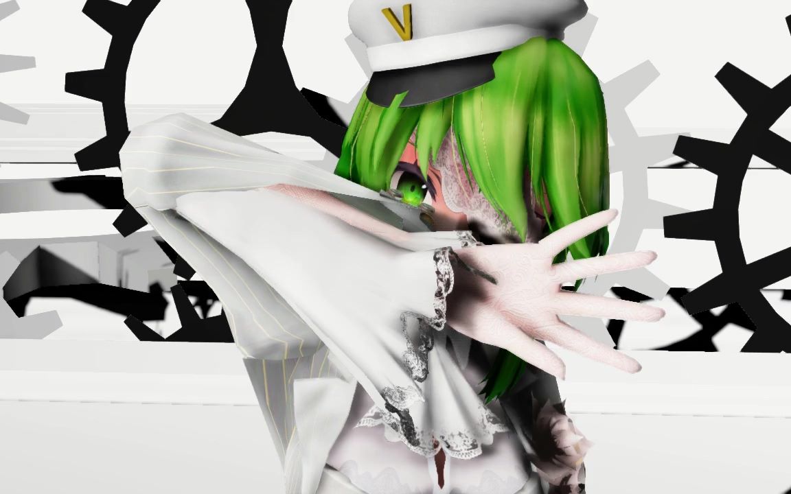 【mmd】黑白色世界gumi的马赛克卷【镜头配布】