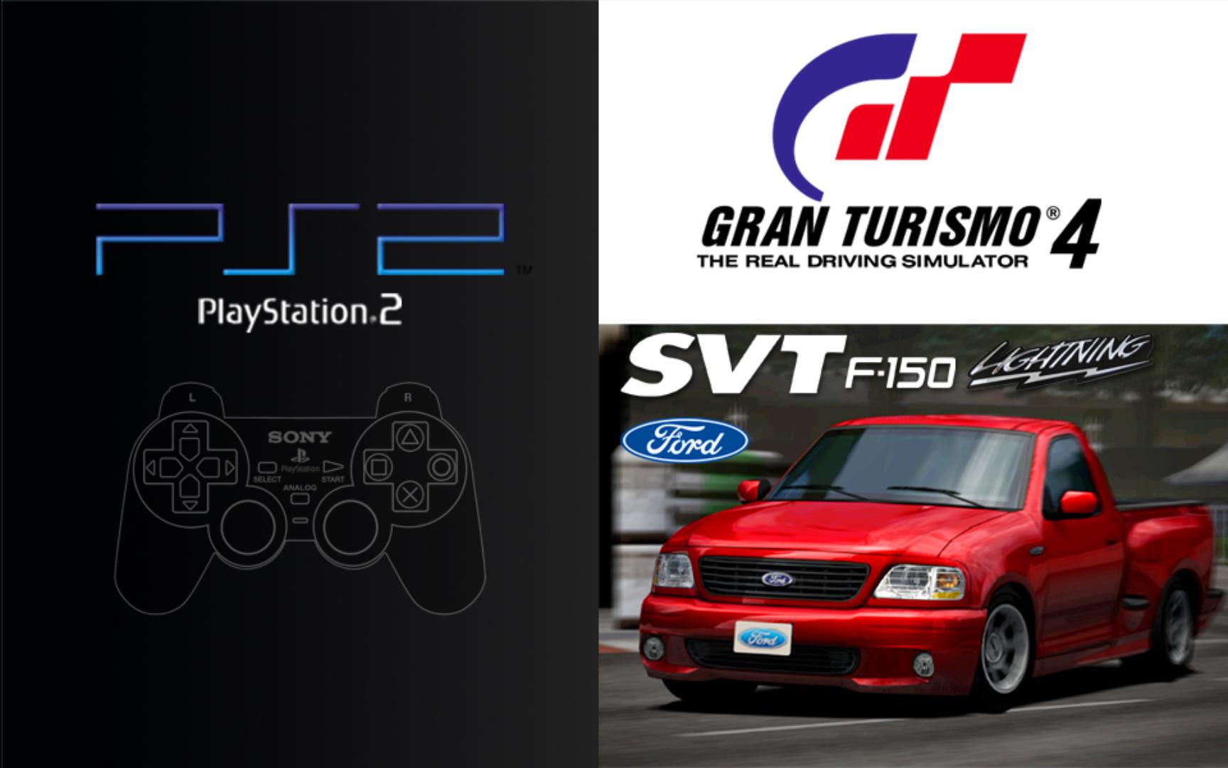 ps2 gt赛车4 福特svt f-150lightning皮卡03 纽约市街道