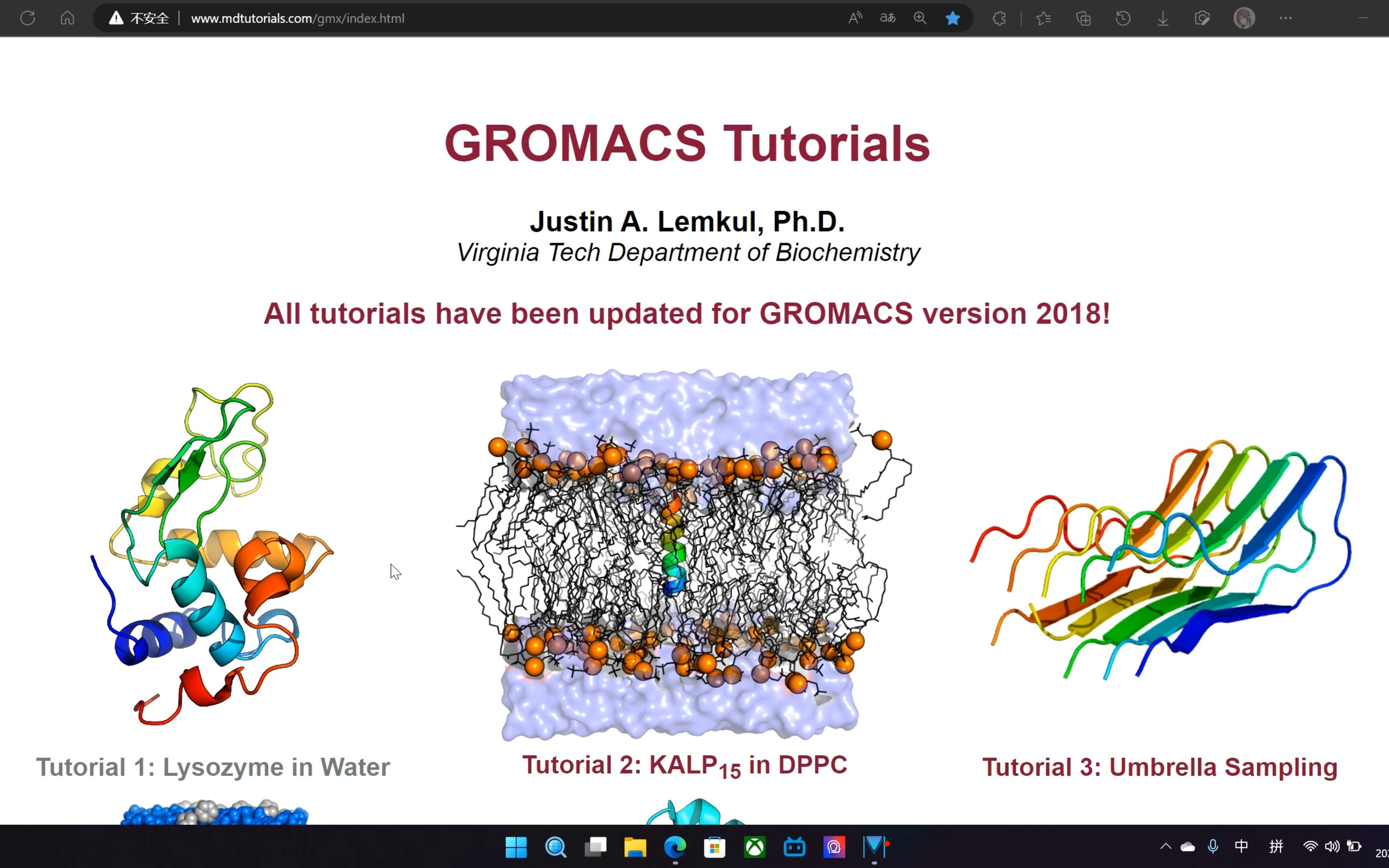 Gromacs基础教程:水中的溶菌酶(一)生成拓扑哔哩哔哩bilibili