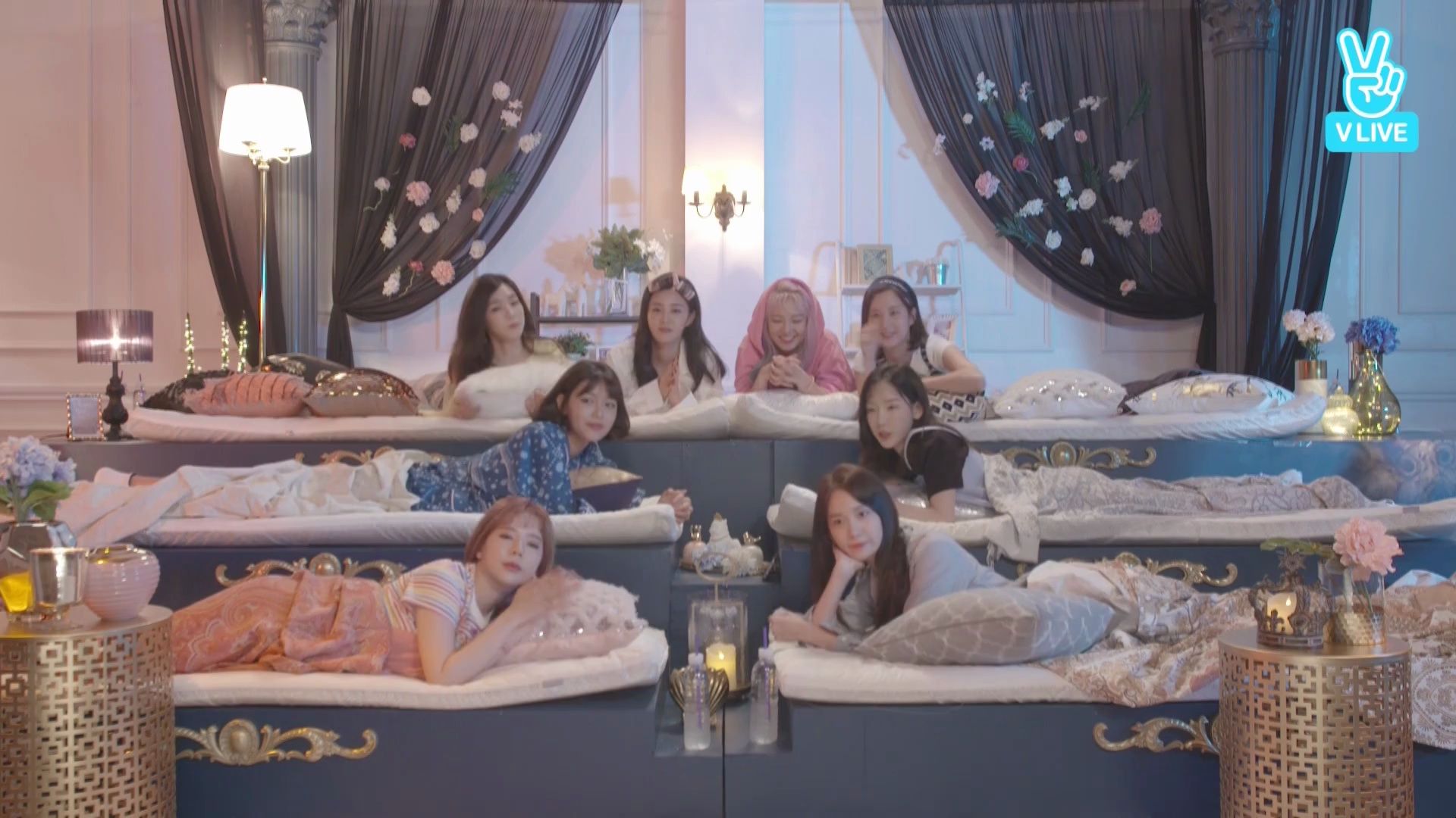 【中字】170807 少女时代vlive躺播 直播live全场