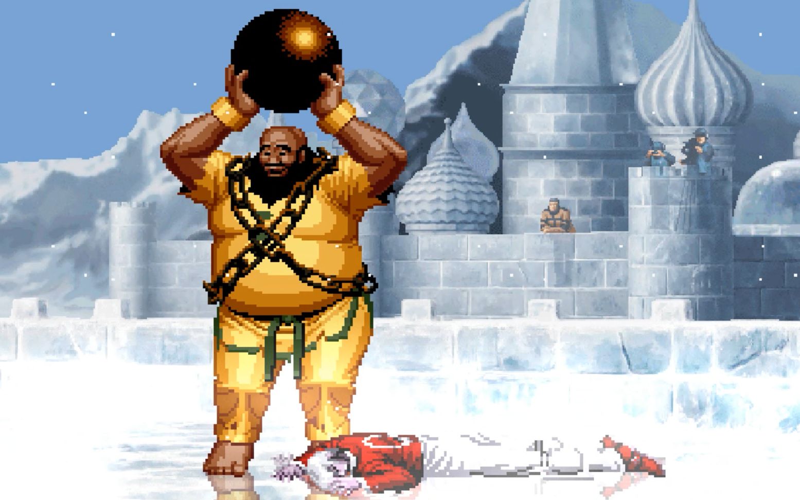 拳皇w2019,草薙八神vs金家潘陈国汉,国汉大叔赢了扭起来了