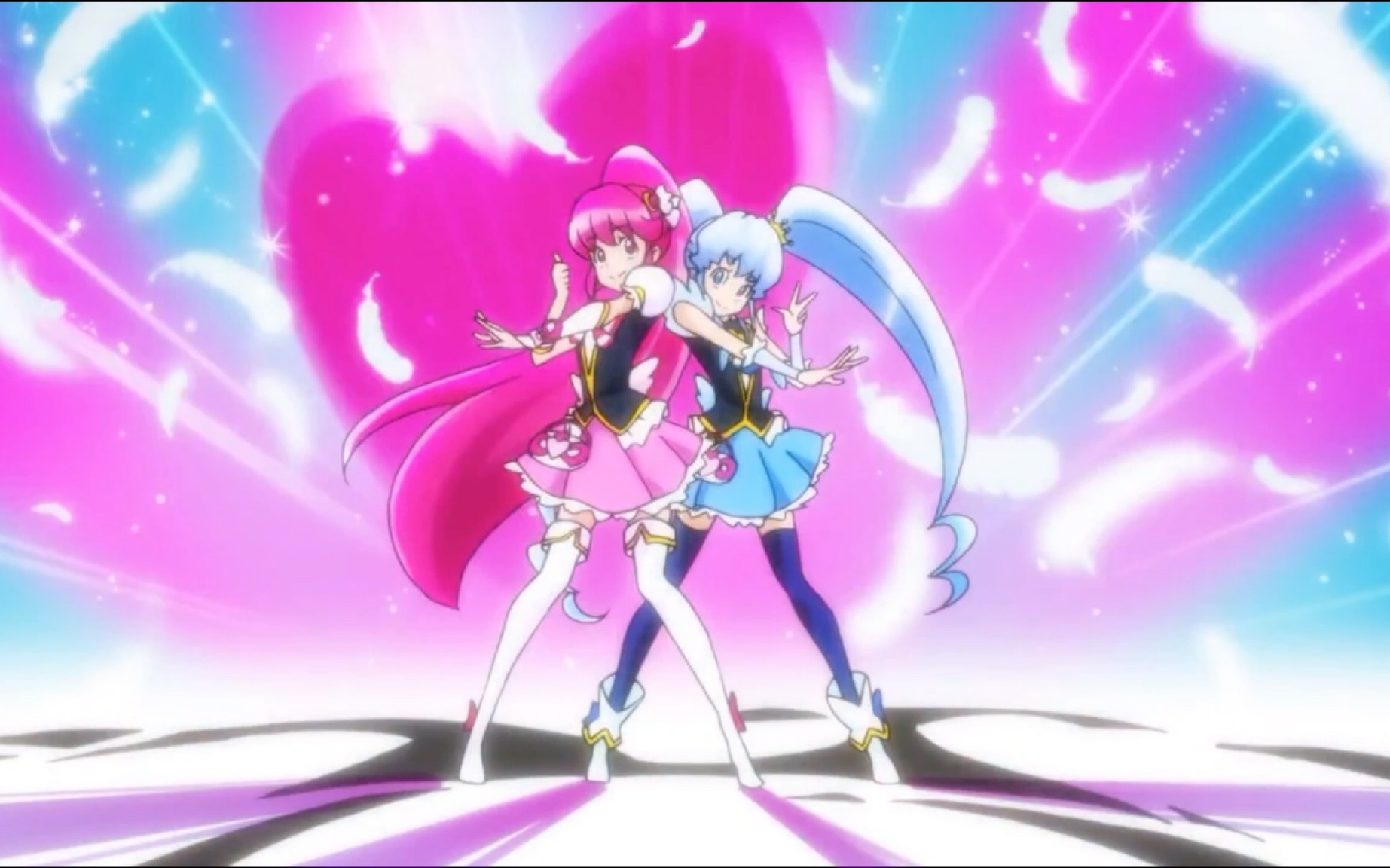 ［光之美少女］爱乃惠＆白雪姬双人变身