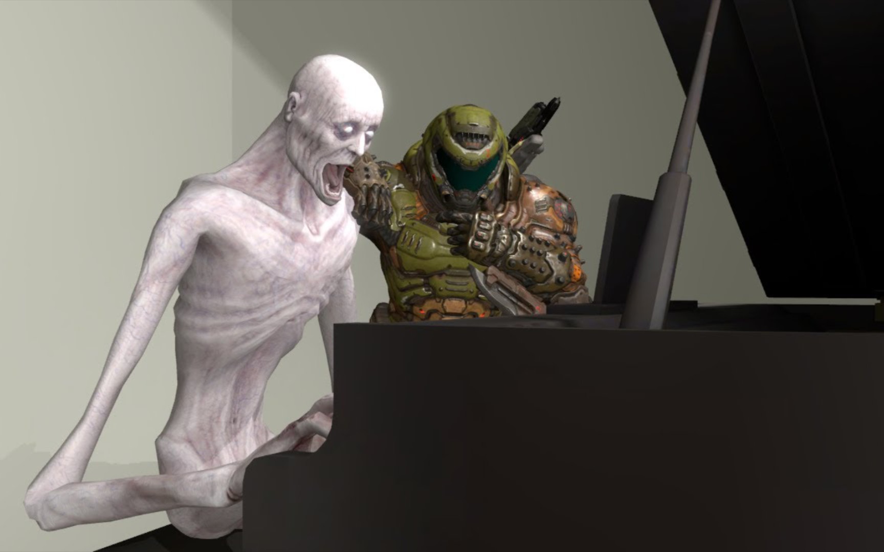 毁灭战士 vs 096 (最友善的一集)-老寒霜菜-默认收藏夹-哔哩哔哩视频